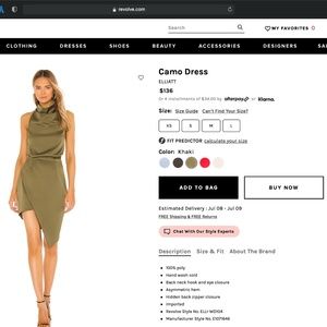 Revolve - Elliatt Camo Dress